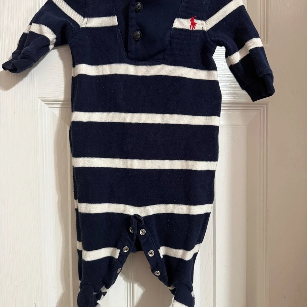 Ralph Lauren Boys' French-Rib Shawl-Collar